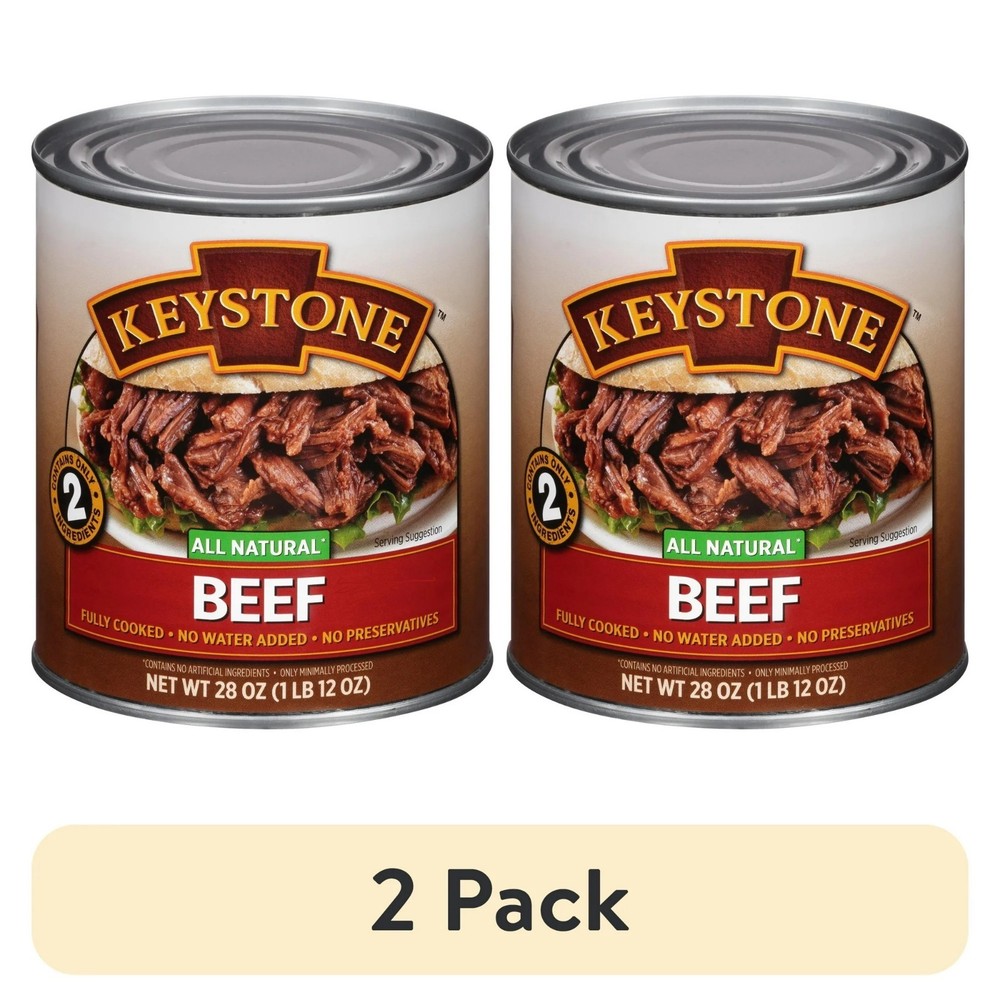 Keystone All Natural Beef, 28 oz Can (2 pack)