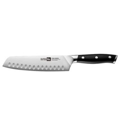 Klaus Meyer Stahl High Carbon Steel 7 inch Santoku Kitchen Chef Knife