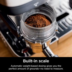 Ninja R-ES601 Luxe Café Premier Espresso Machine, Silver – Certified Refurbished