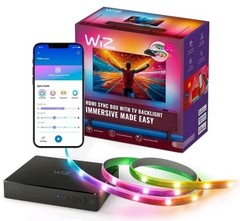 WiZ HDMI Sync Box with TV Backlight, Multicolor LED, Wi-Fi, 55-65″ TVs BRAND NEW