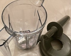 Vitamix Pitcher 32oz Rubber Lid & Plunger Tamper Stick Grey Read Description