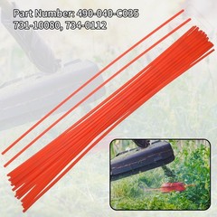 20 Pack .155 x 18.5 Trimmer Line HeavyDuty Replacement for Wheeled String Trimm