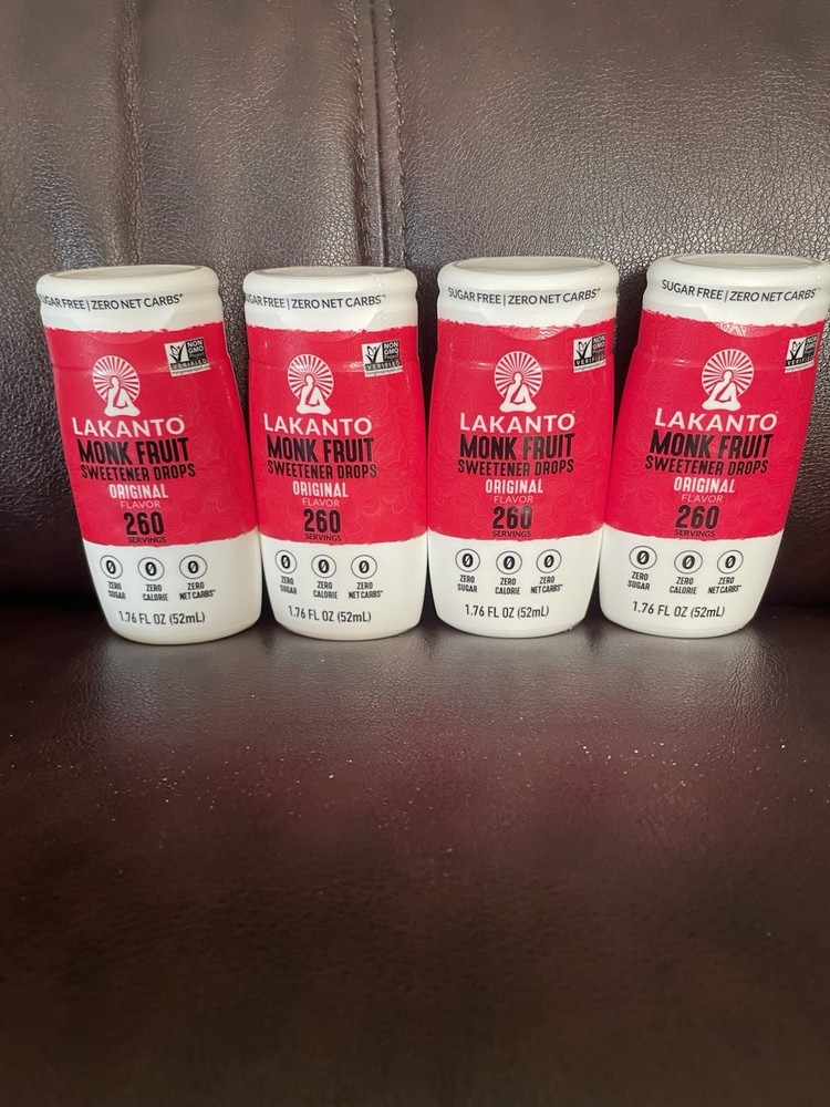 NIB 3 Lakanto Liquid Drops. 4 Bottle Is Free.