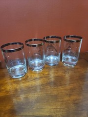 Pioneer Seed Company Drinking Glass set of 4 Used 35 Years 1937 – 1972
