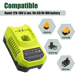 For Ryobi One + 18 Volt P117 18V PCG002 Lithium Ion Battery Charger Li-ion