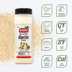 Badia Garlic Powder, 16 oz – Premium Powder for 16 Ounce (Pack of 1)