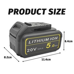 20V Max Lithium-Ion Battery & Charger Set – 5Ah – Powerful Starter Kit