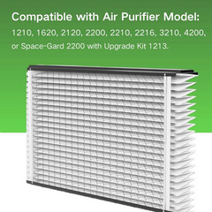 1-4 Pack 213 Replacement Filter MERV 13 20x25x4 for Whole House Air Purifier