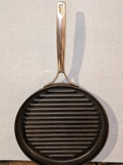 Vintage Calphalon 12” Diameter Hard Anodized Grill Pan Griddle Round Nonstick