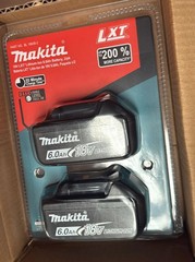 2-Pack Makita BL1860B-2 18V LXT Lithium-Ion 6.0Ah Battery – USA Ship