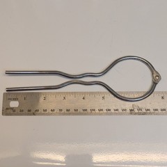 Silver Metal Jar Lifter Canning Tool Loop Handle 6 1/2 in Less Than 10 in