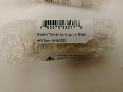 Kingston Brass KS 2102 AL Polished Brass Pot Filler WORN BOX, UNUSED