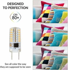 [5 Pack] LED G8 1.5W T4 20W Replacement JCD Bi-Pin Base 120V 3000K Soft White