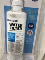 SAMSUNG Genuine Filter for Refrigerator Water and Ice, Carbon Block Filtration,