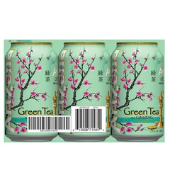 Arizona Green Tea with Ginseng and Honey, 11.5 Fl Oz Cans (12-Pack)