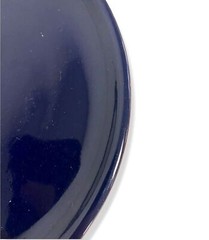 $47 TRAME Blue Mediterranean Giro Assiette Simple Dinner Plate 9.8 in