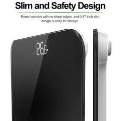 Digital Body Weight Bathroom Scale w/ Step-on Technology Battery Powered 400lb