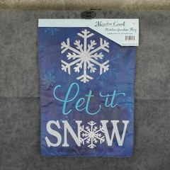 12.5in x 18in Double Sided Christmas Seasonal Outdoor Flag – Choose Style