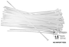 10 Inch Cable Ties – 100 Pack – UV Weather Resistant – HEAVY DUTY 75 Pounds