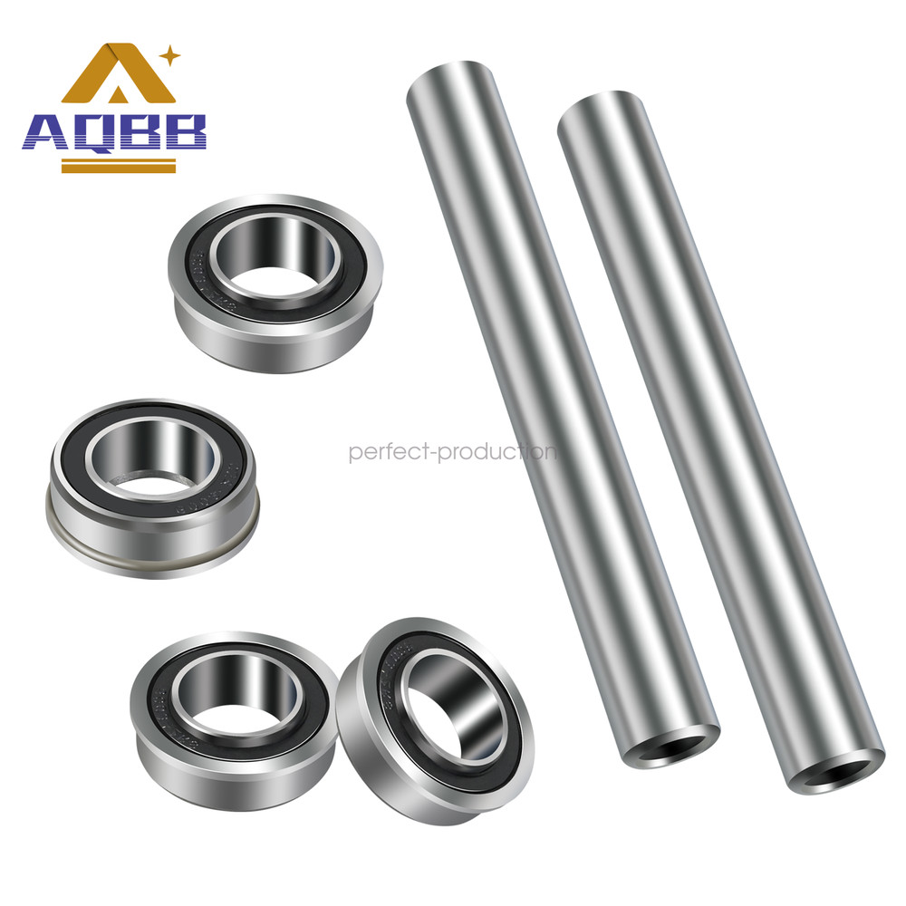 2*Stainless Steel Front Axle & Bearing Conversion Z242 246 248 254 6″Sleeve