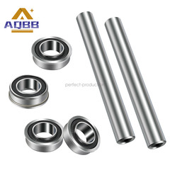 2*Stainless Steel Front Axle & Bearing Conversion Z242 246 248 254 6″Sleeve