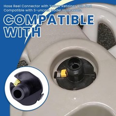 1Pcs Hose Reel Hideaway w/ Retainer Clip Part For Many Suncast Model Hose Reels