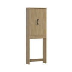 Mainstays Ardent Over-the-Toilet Bathroom Storage Cabinet, Euro Oak
