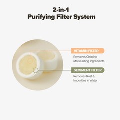 [6 Months Set] Water Filter for Sink Faucet and Replacement Set, Olive Green