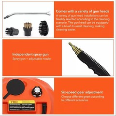 Steam Cleaner 3800W High Pressure Household Car Steam Cleaner Cleaning Machine
