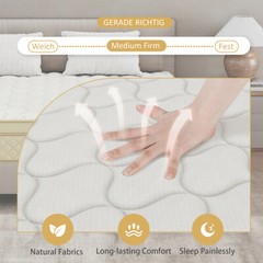 12″14″ Gel Memory Foam Mattress Hybrid Spring Twin Full Queen King Size In a Box
