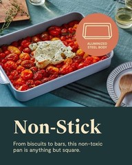 Non-Stick Ceramic 9”x13” Rectangle Pan – Naturally Slick Ceramic Coating – No…
