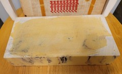 NEW VINTAGE / Rectangle Marbleized Faux Marble Tissue Paper Holder Box Bathroom
