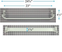 240534901 Ref Door Shelf Rack Bar Compatible with Frigidaire AP3214630 PS734935