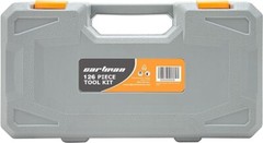 126 Piece Tool Set General Household Hand Tool Kit Orange
