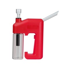 HUISFUN Electric Heavy Bon g Water Pipe Smoking Bon g Beaker Spiral Glass Tube