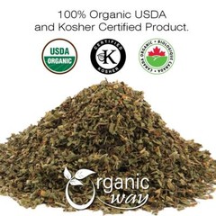 Organic Way Dried Oregano Leaf Cut & Sifted – Organic, Kosher & USDA Certified