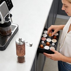Manual Coffee Bean Grinder, Hand Crank Coffee Grinder for Home, Outdoor Cafe
