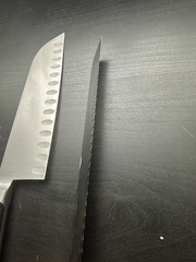 x2 Wusthof Classic 4149 8″ Bread / 4183 17cm Chef Knife Germany