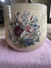 Home & Garden Party Ltd Floral cookie jar Stoneware 64 onz