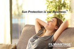 SunJoy Black Home Commercial Solar UV Window Tinting Film Light Tint to Privacy