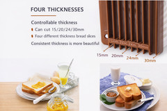 Foldable Compact Bread Slicing Guide – Bake Slicer Cutter for Homemade Bread