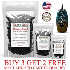 Jumbo Charcoal Incense Cones 2″ BACKFLOW Bulk For Waterfall Burner Holder Censer