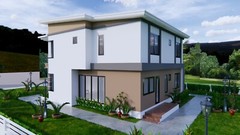 House Plans 9×11 Meter 30×36 Feet 4 Beds 3 Baths Shed Roof PDF (A4 Hard Copy)