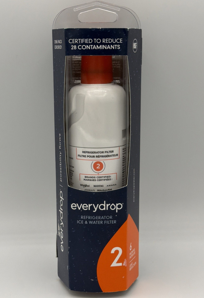 EveryDrop #2 Ice & Water Refrigerator Filter ΕDR2RXD1 New In Box