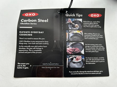 OXO Carbon Steel Frying Pan 10″ Black