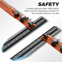 Orange Stair Tread Template Tool – 72” Precision Measuring Tool