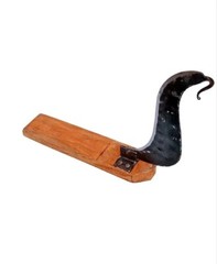 Wooden Vegetable Boti Fish Cutter Bonti Chopper Peeta Kathi Indian knife Kitchen