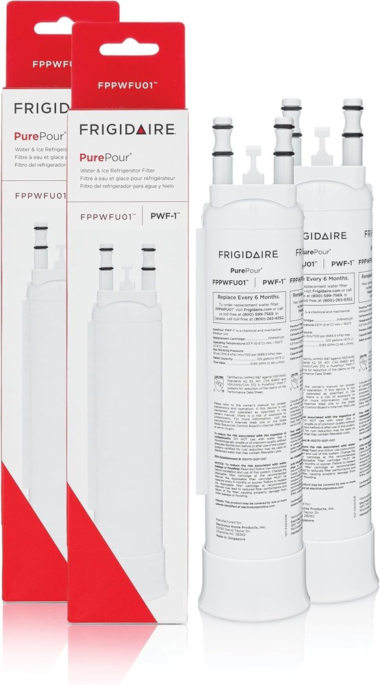 2x New Frigidaire FPPWFU01 PWF-1 Refrige PurePour Water &Ice Refrigerater Filter