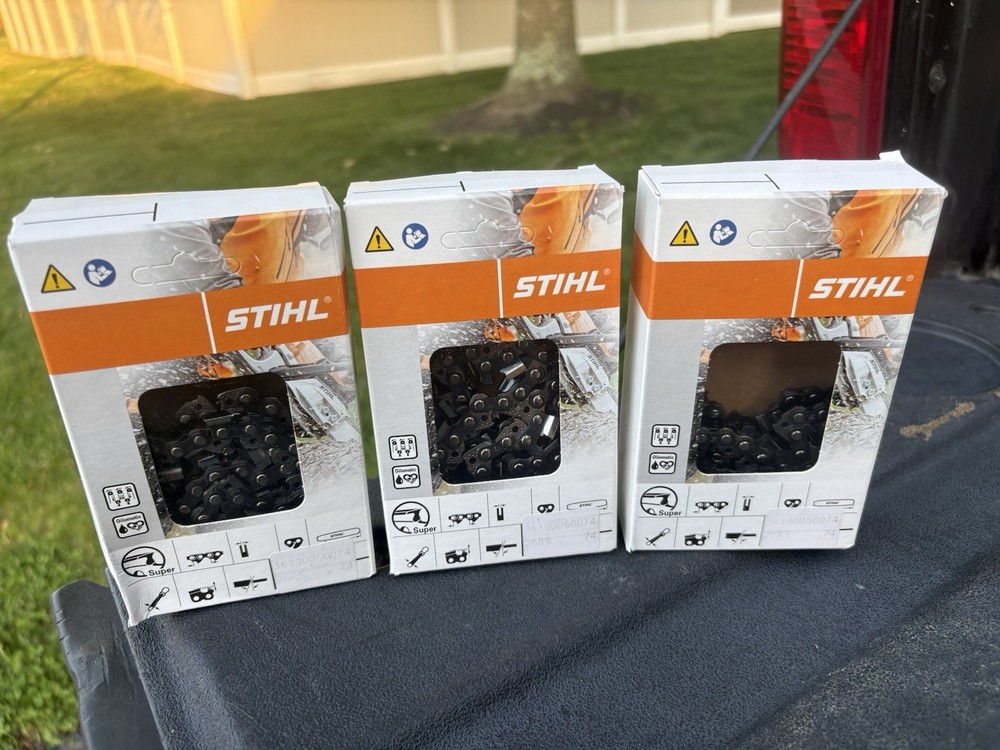 Stihl 18″ ChainSaw Chain 26RS 74 .325 .063 Oilomatic Rapid Super (3 Pack)