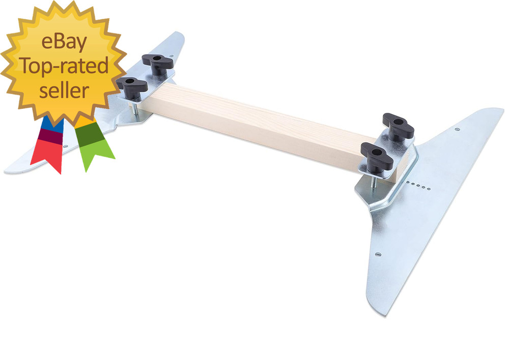 Zinc Plated Steel Stair Tread Gauge Template Tool – Measuring Jig for Stairs